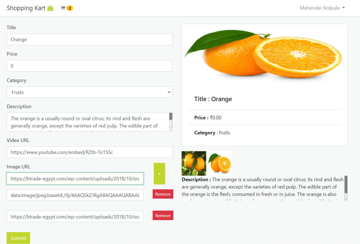 Shopping Kart preview